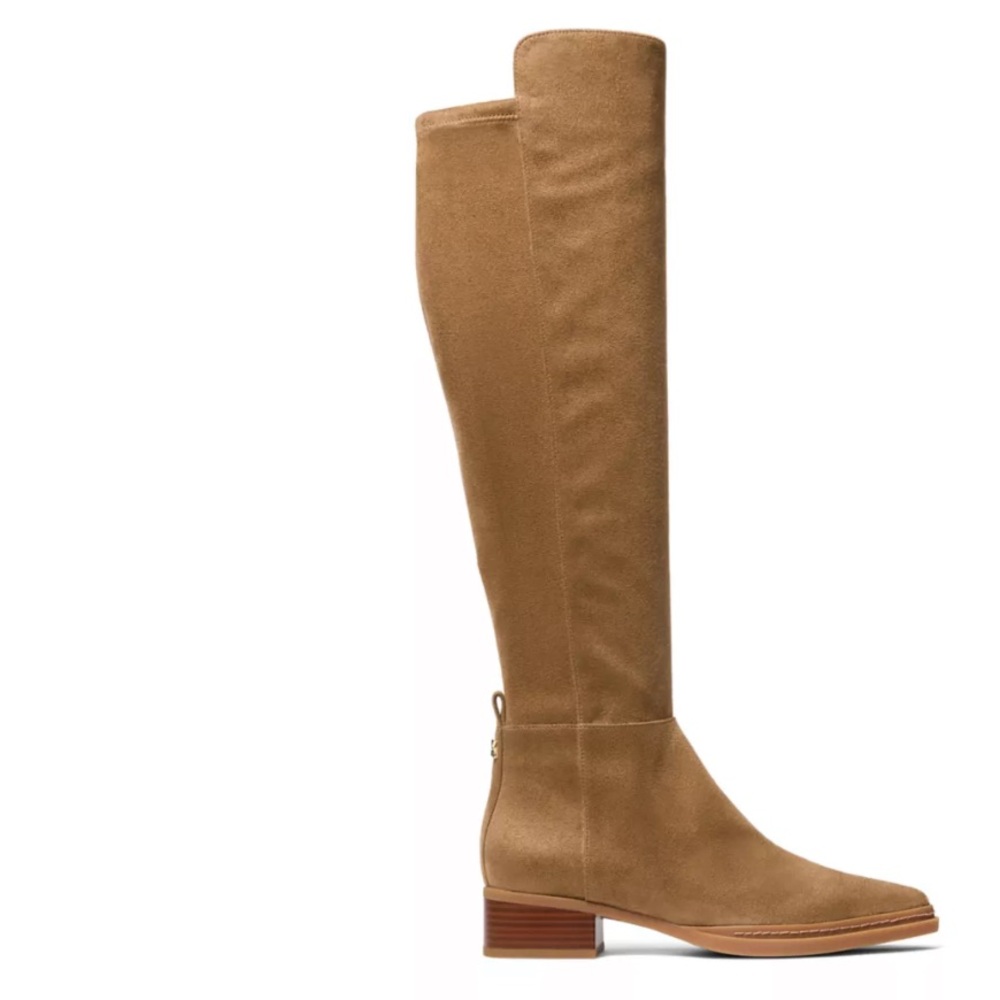 Michael Kors lex tan suede knee high boots